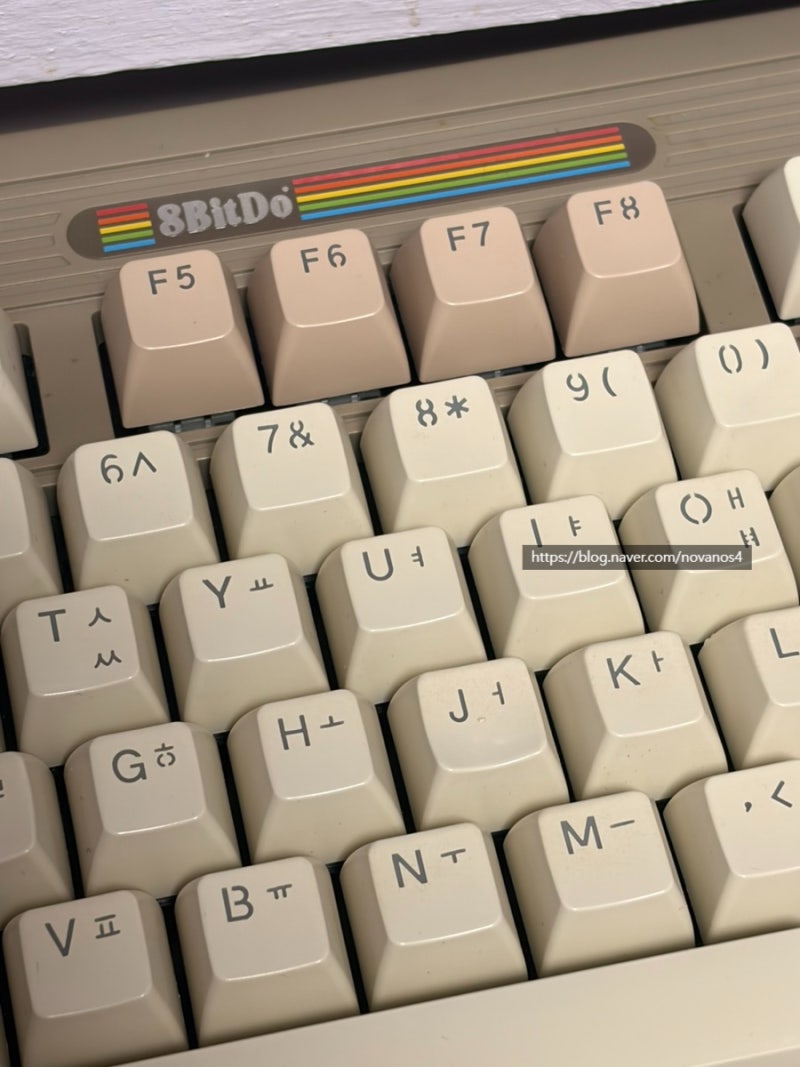 8BitDo 키보드 저소음 스위치 교체 후기, 하이무 저소음 핑크 솔트 타건감 비교