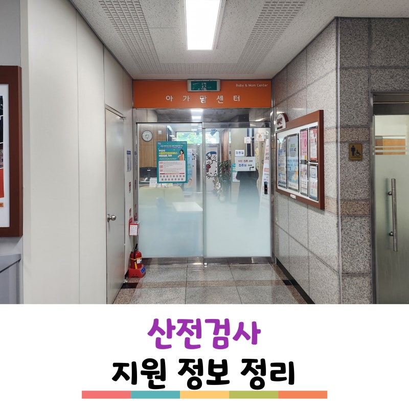 보건소 산전검사 항목 및 지역별 지원 총정리 (검사 전 놓쳐선 안되는 꿀팁)