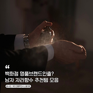 백화점 명품 니치향수 브랜드인줄? 20대부터 40대남자 취향저격할 자라향수 추천템 모음