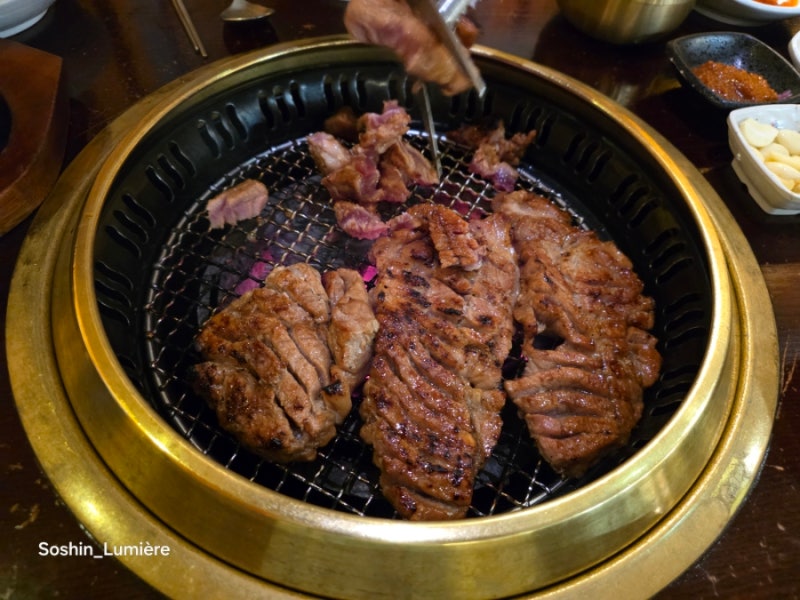 약수동 돼지갈비 맛집 태백산맥 약수역본점｜아이와 함께한 가족 외식