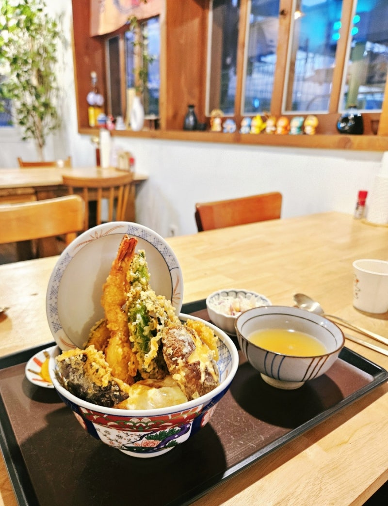 천안 신부동 덮밥 맛집 버스터미널 신세계백화점 부근 집 [쇼쿠지 신부점] 텐동 추천