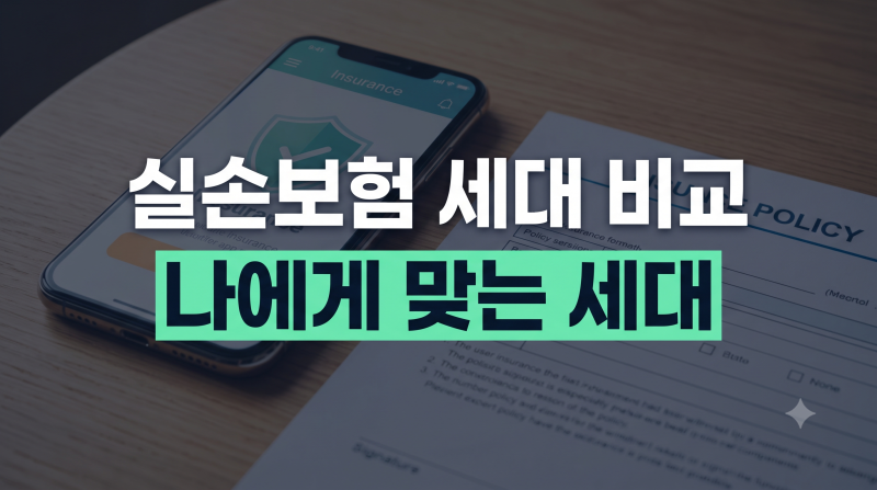실손보험 1세대부터 4세대까지 완벽 비교: 나에게 맞는 세대별 차이점 정리