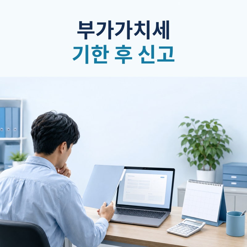 부가가치세 기한 후 신고 기간, 7월27일 놓쳤다면 언제까지? 가산세 확인