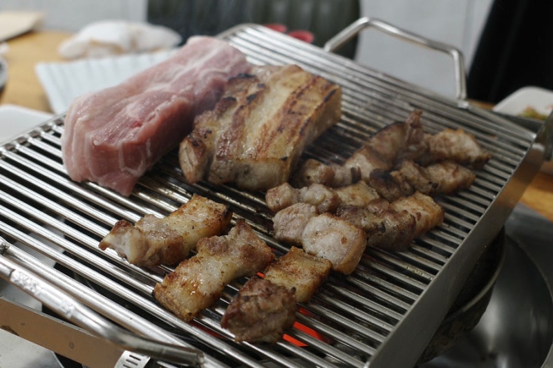 전남 영암 금동참숯화로구이 삼겹살 인생 맛집을 만나다