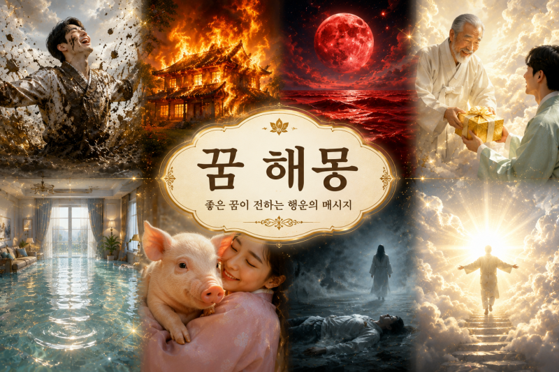 [꿈해몽 시리즈 #1] 돈 들어오는 꿈 해몽! 로또 사야 하는 재물운 길몽 TOP 7