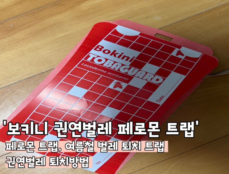 [보키니 권연벌레 페로몬 트랩]페로몬 트랩 , 여름철 벌레퇴치 트랩 사용후기