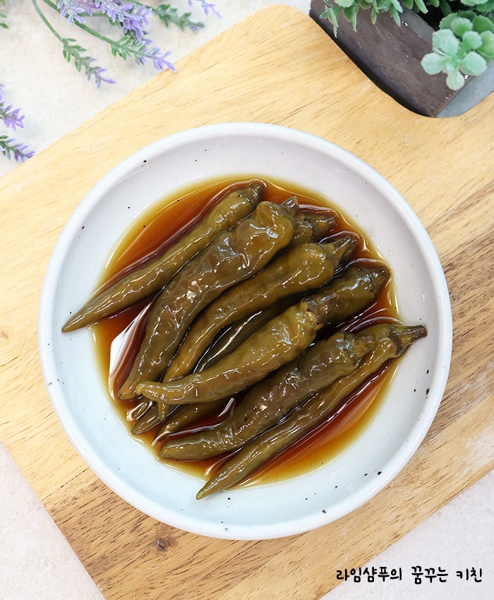 청양 고추장아찌 만들기 간장 고추지 청양고추 요리 고추절임