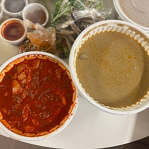 서울 군자맛집 영미오리탕 주물럭 포장 후기
