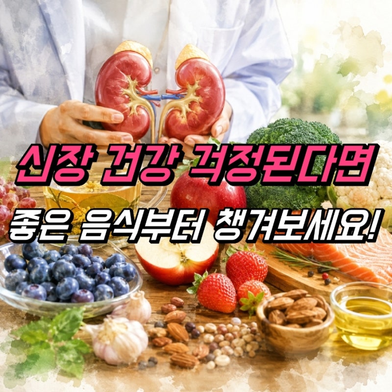 신장에 좋은 음식 과일 차, 신장콩팥 건강 가이드
