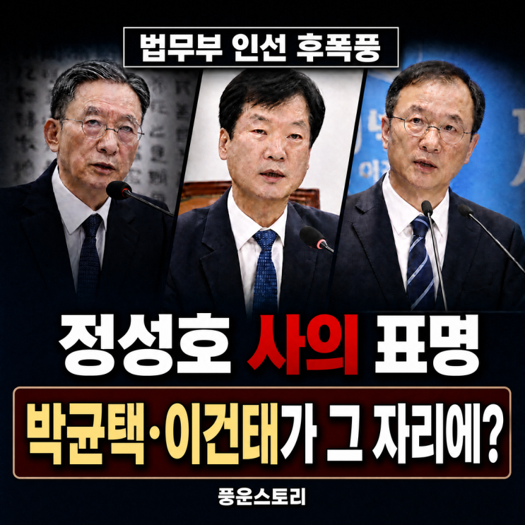 정성호 사의 표명…<b>법무</b>부 후임 박균택·<b>이건태</b>? 지지율 더 떨어질....
