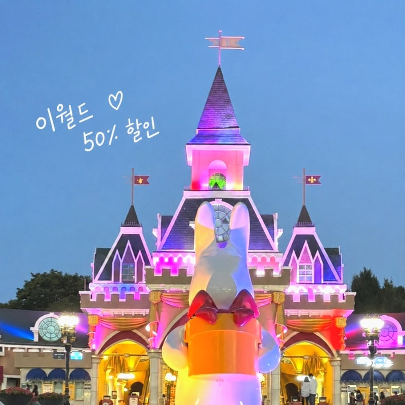 이월드 할인 50%｜네이버페이 자유이용권 할인과 불꽃쇼 일정