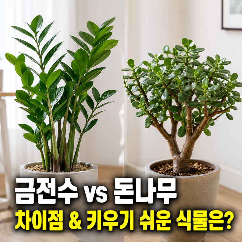 금전수 vs 돈나무 키우기, 뭐가 더 쉬울까?