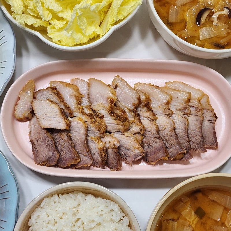 무수분 수육 삶는법 돼지고기 앞다리살 수육 레시피