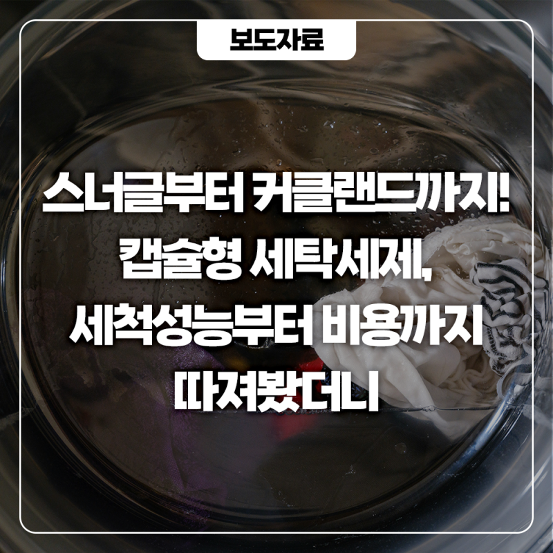 스너글부터 커클랜드까지! 캡슐형 세탁세제, 세척성능부터 비용까지 따져봤어요