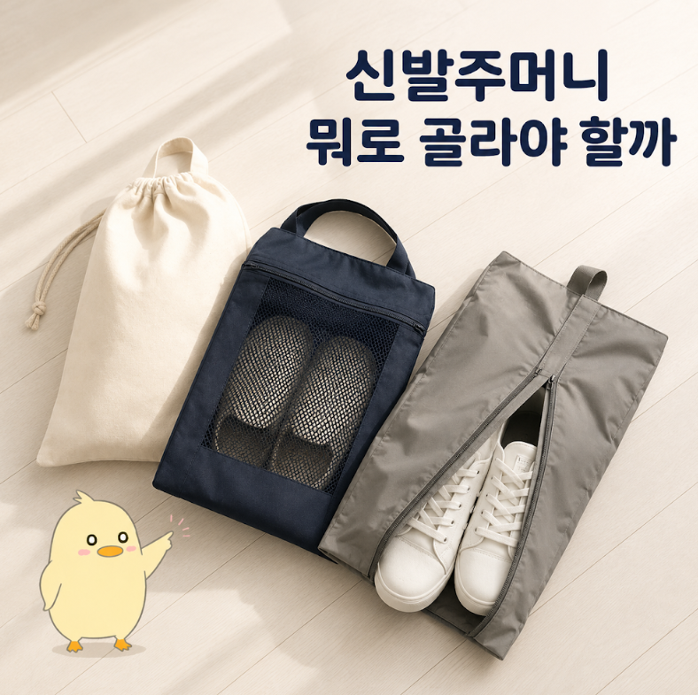 신발주머니 고르는 법, 유치원부터 헬스장까지 용도별로 정리했어요
