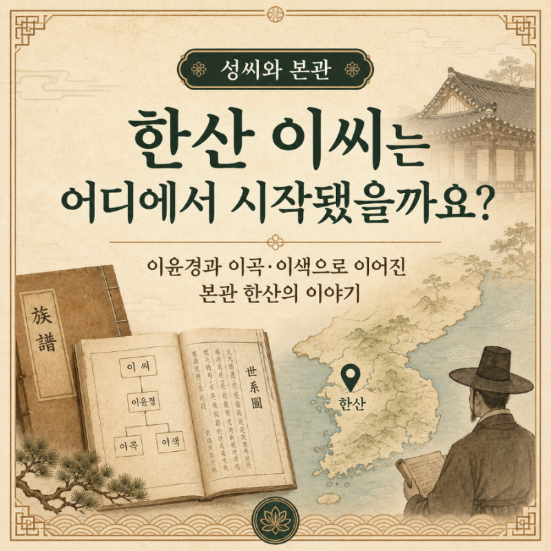한산 이씨의 시조는 누구일까요? 이윤경에서 시작된 계통 이야기