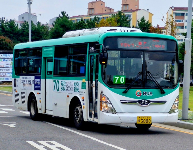 시흥교통 70번 3080호