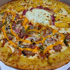 [청주 모충동 맛집] 빽보이피자 단골의 최애조합! 콤비네이션+리코타옥수수 솔직후기(내돈내....