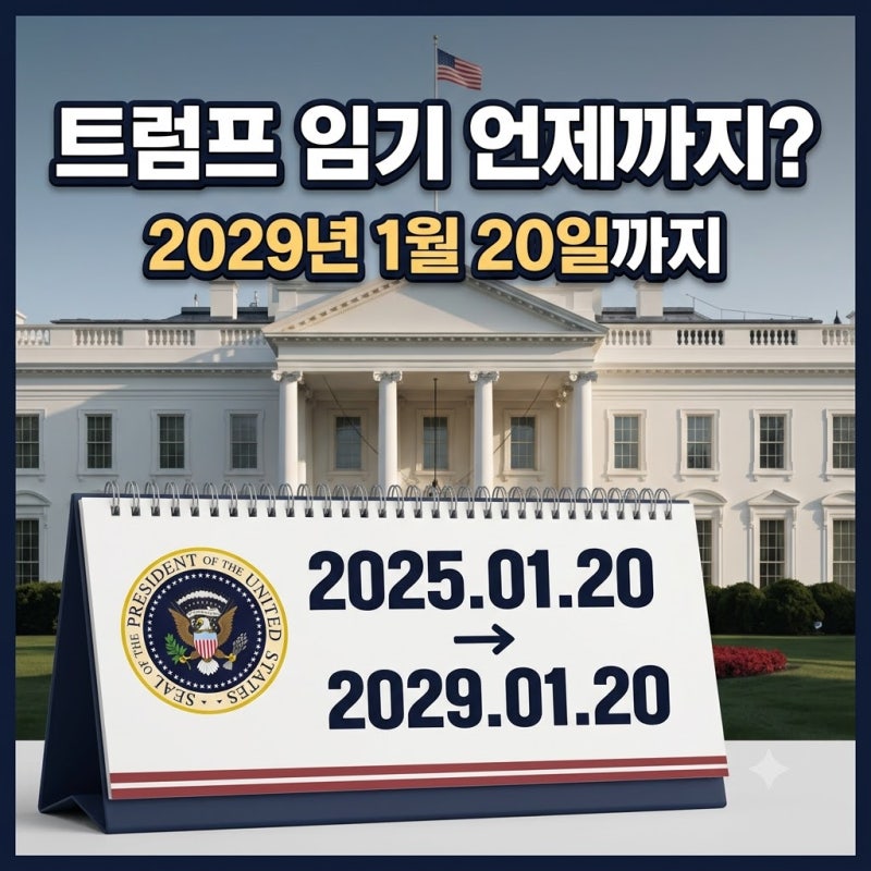 트럼프 임기 언제까지? 2029년 종료일 트럼프 3선 재출마 가능한지 정리
