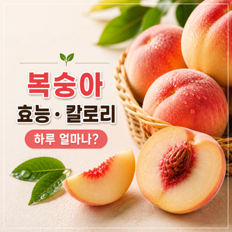 복숭아 효능 칼로리 하루 섭취량 다이어트 할때 먹는법 정리