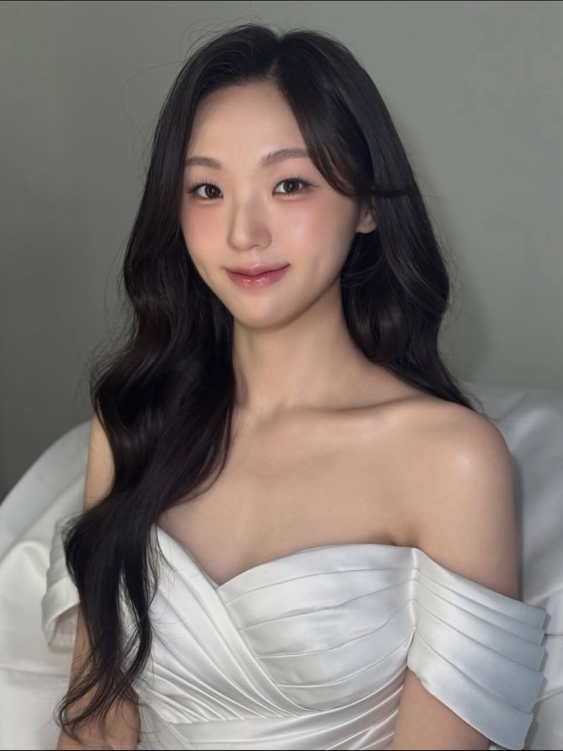 히나프 웨딩촬영 메이크업 후기 | 나경 부원장님(메컵), 희경 원장님(헤어), 뽀용과즙이 너무 ....