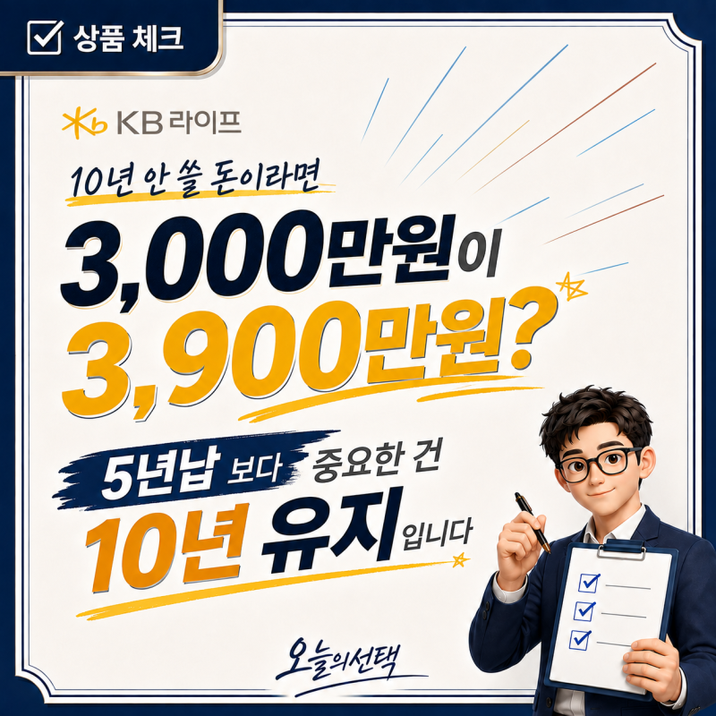은행 적금 이자가 아쉽다면 KB트리플레벨업연금보험으로