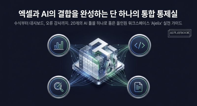 Ajelix — AI 툴 20개 묶음 올인원, 수식·VBA·템플릿·대시보드까지 한 곳에서