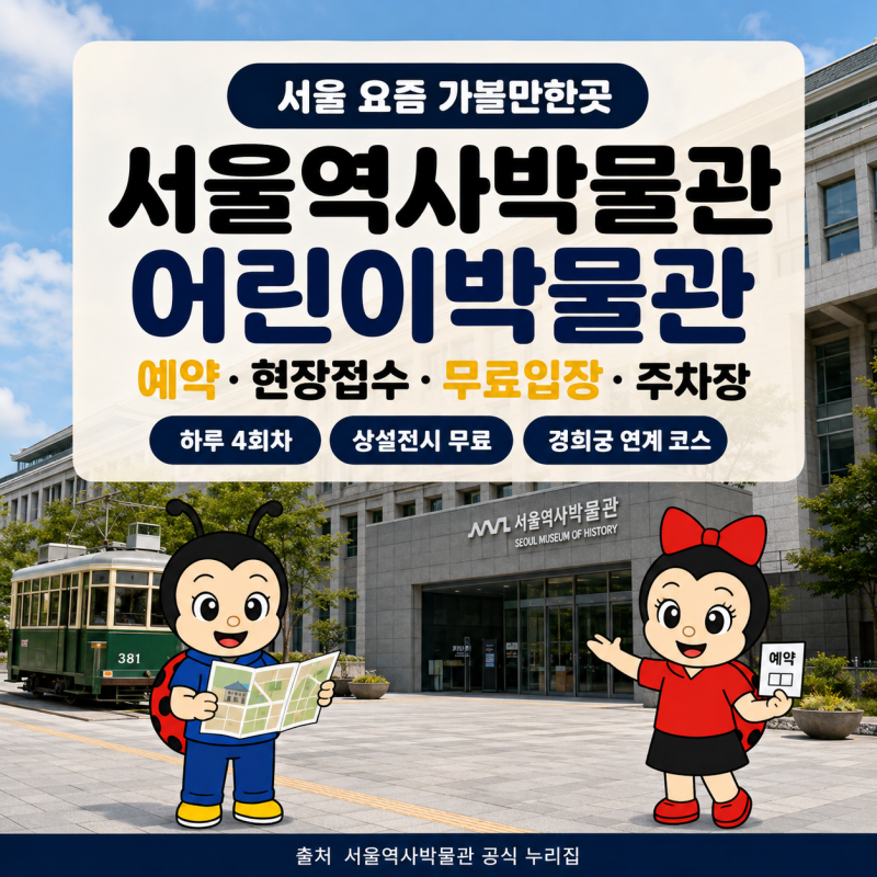 Seoul Museum of History Children's Museum: Reservations, On-Site Registration, Parking, Free Experiences