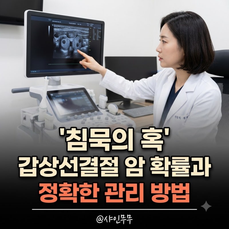 "목에 혹이 만져진다면" 전문의가 전하는 갑상선결절 암 확률과 관리법