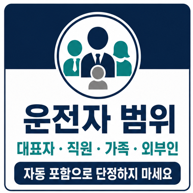 법인 장기렌트 운전자 범위, 직원과 가족 운전 전 확인할 것