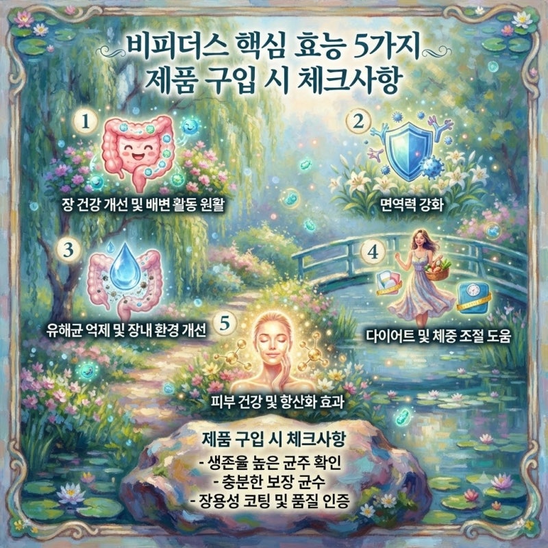 비피더스 효능 5가지와 다이어트 관계, 제품 구입시 체크사항