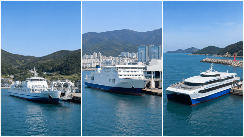 제주도 배편 총정리, 완도·목포·진도 시간·요금·차량 선적 비교