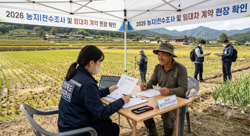 농지전수조사. 임대차계약서 이렇게 준비하세요.