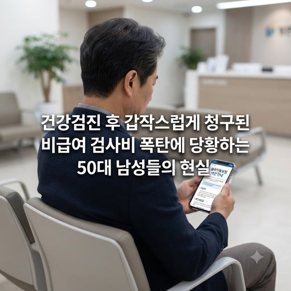 실손보험 전립선 MRI·초음파, 50대 남성 비급여 안 받으려면 꼭 알아야 할 진실