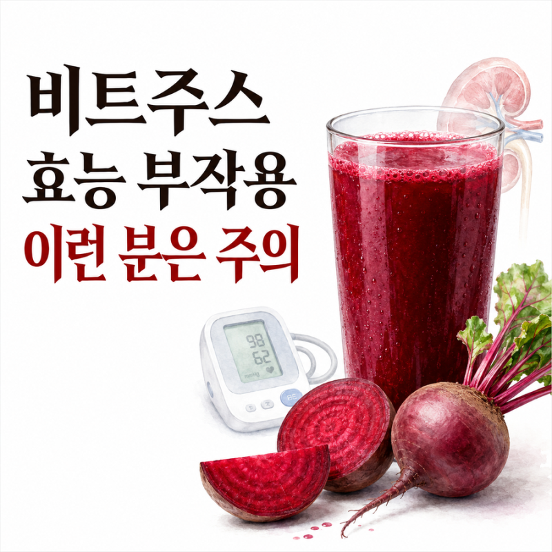 비트주스 효능 부작용 이런분들은 조심해서 섭취하세요