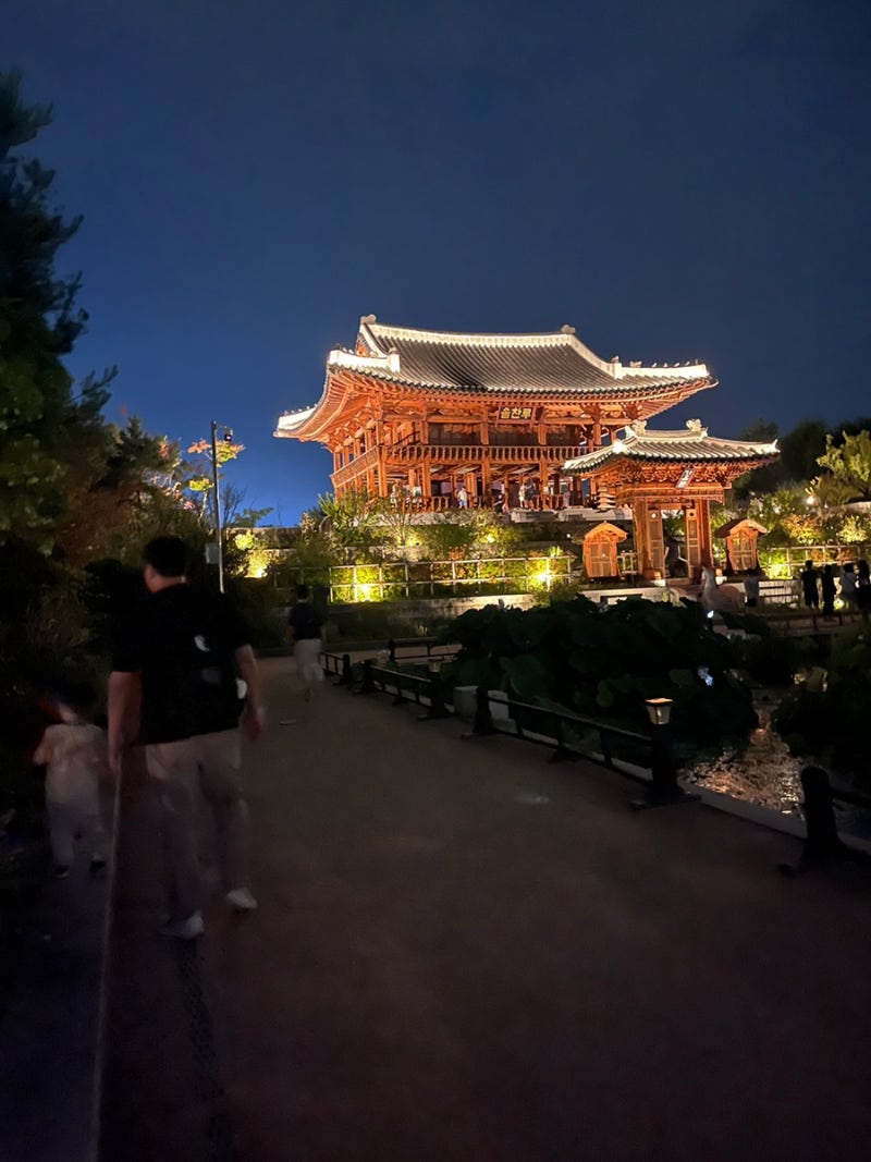 두돌 아기와 가볼만한 곳｜세종 - 국립세종수목원 야간개장 (그리고 공주 나들이)