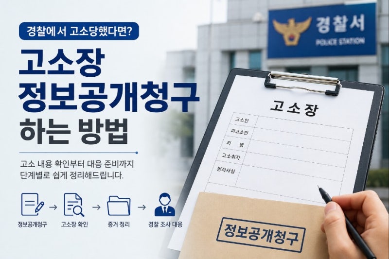 경찰에서 고소당했다면? 이것부터 하세요!