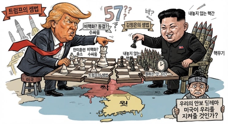 핵무기 57개가 진짜냐보다 더 무서운 것…트럼프의 ‘북핵 수싸움’....