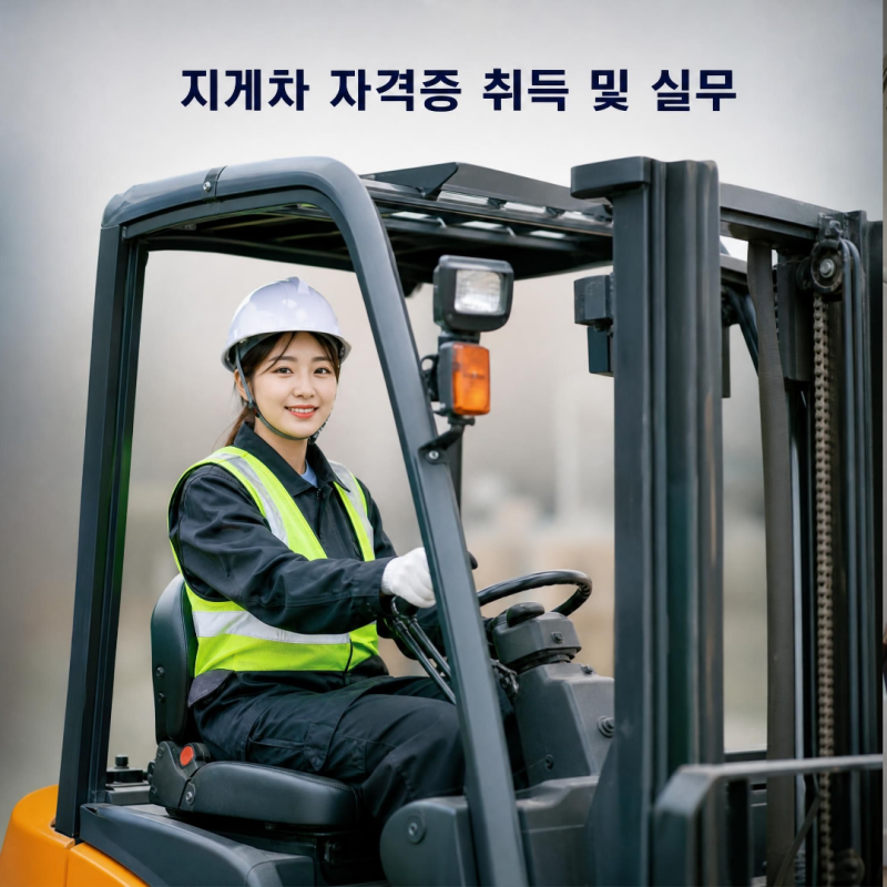 지게차자격증 취득부터 면허 발급·재발급까지 꼭 알아둘 것