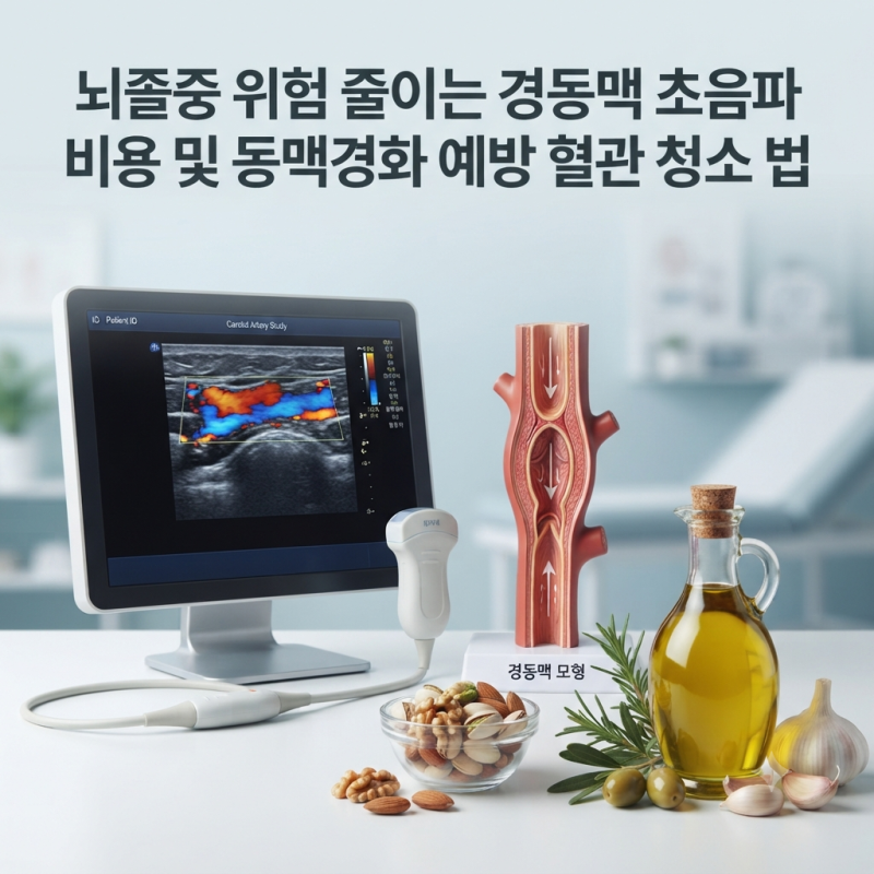 경동맥 초음파 검사 실비 및 비용 알아보고 혈관 건강 챙기는 법