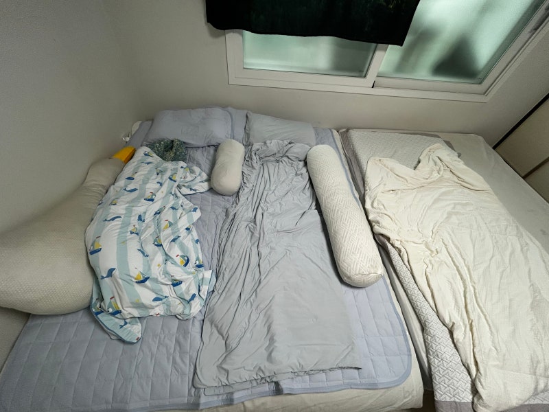 촉감예민맘 냉감이불 브랜드비교, 무인양품 모던하우스 정착후기