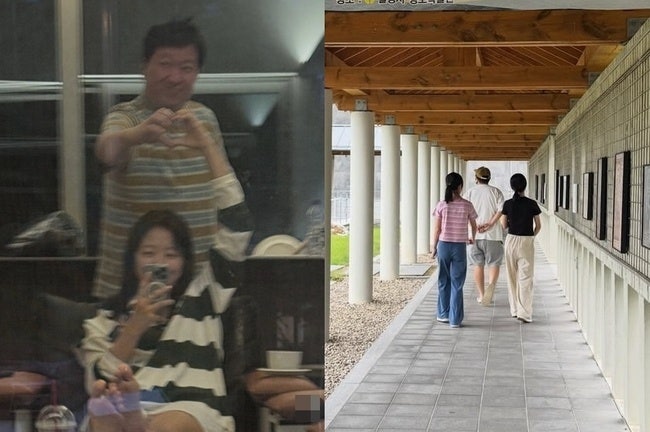 정형돈 한유라, 쌍둥이 딸과 단란한 봄방학 재회 근황