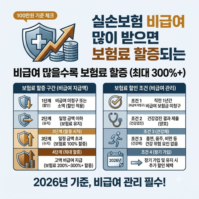 실손보험 비급여 많이 받으면 보험료 할증되는 기준과 할인받는 조건, 계약 갱신 전에 꼭 확....