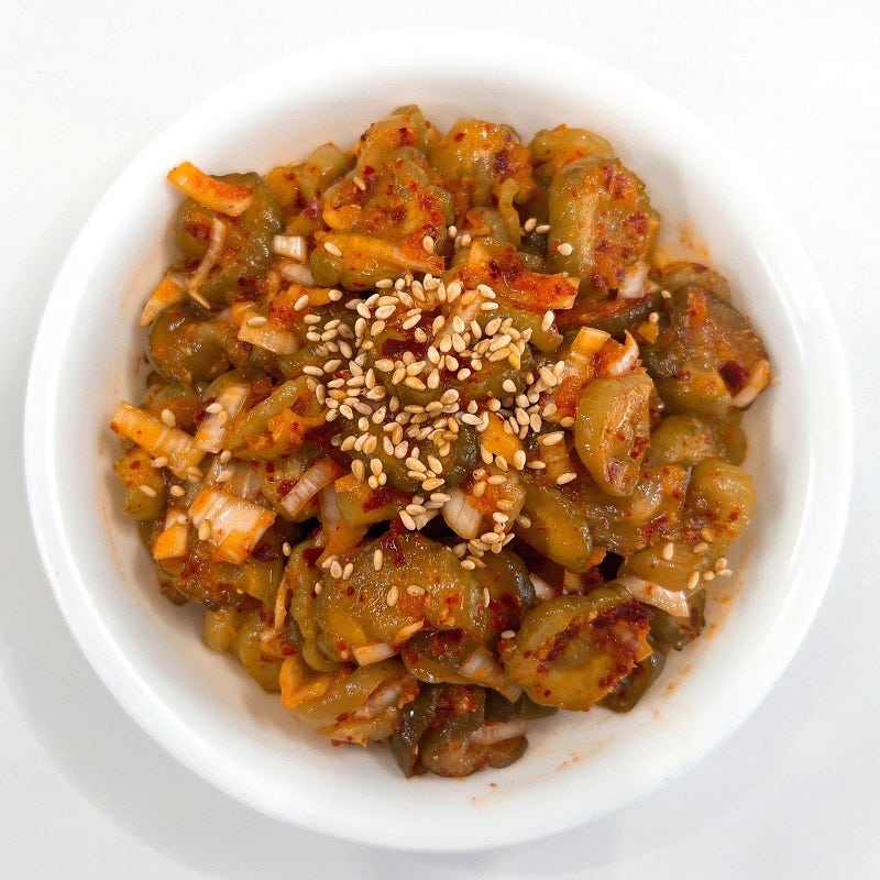 오이지무침 맛있게 무치는 법 오독오독한 오이지무침