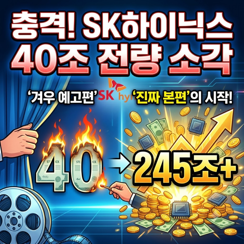 SK하이닉스 40조 소각, 진짜 본편은 따로 있다