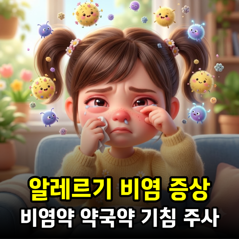 알레르기 비염 증상, 쉴새 없이 콧물이 흐르거나 꽉 막혀요