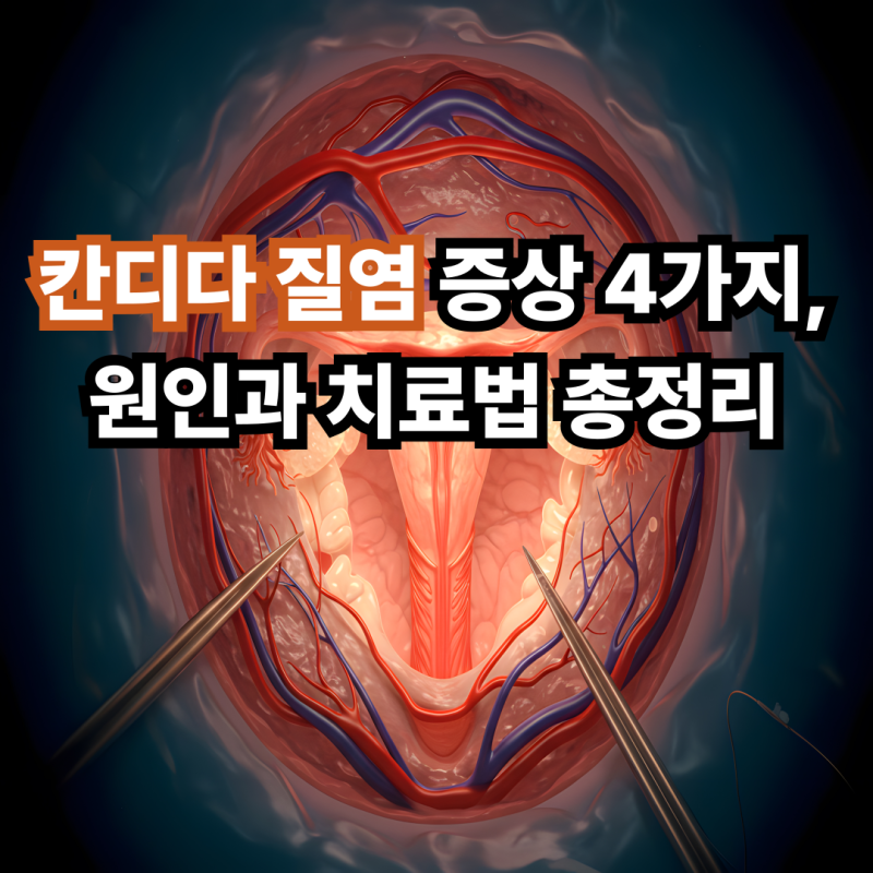 칸디다 질염 증상 4가지, 원인과 치료법 총정리