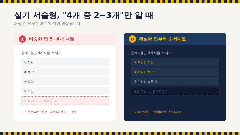 산업안전기사 시험 붙는 사람들의 공통점