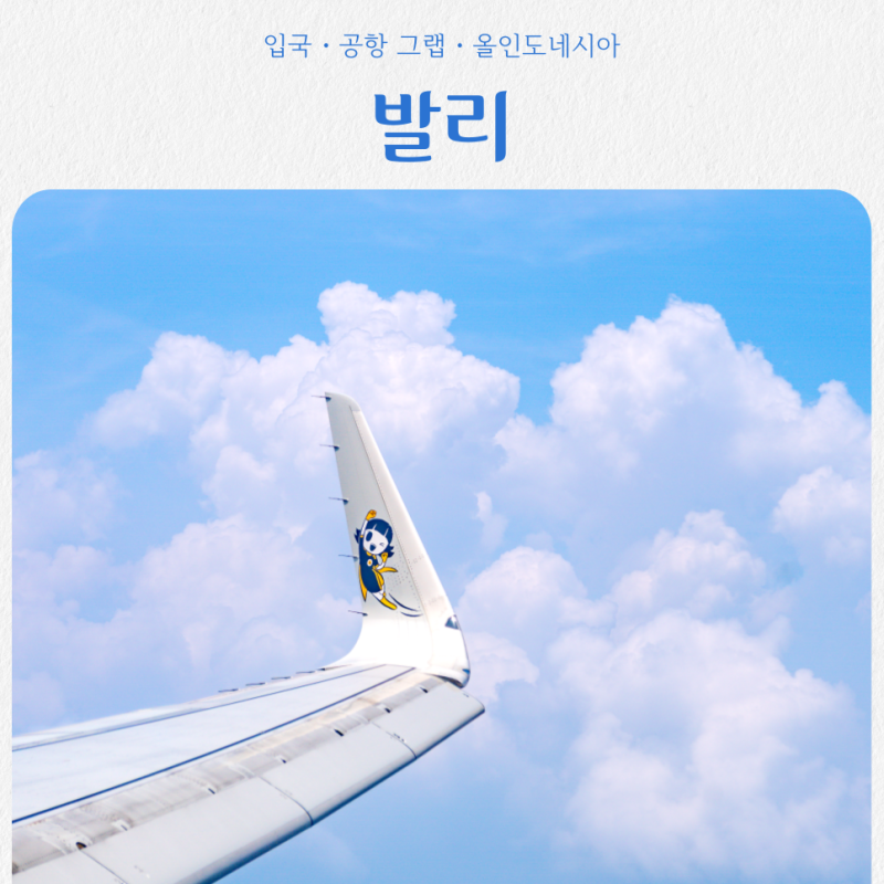 실시간 발리입국! 발리공항 그랩ㆍ올인도네시아 특이점