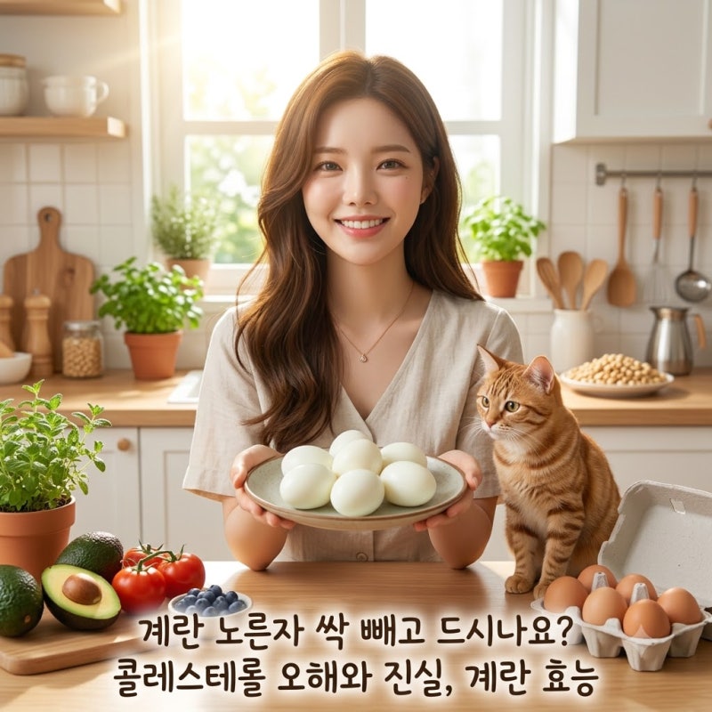 “계란 노른자 싹 빼고 드시나요?” 콜레스테롤 오해와 진실, 계란 효능